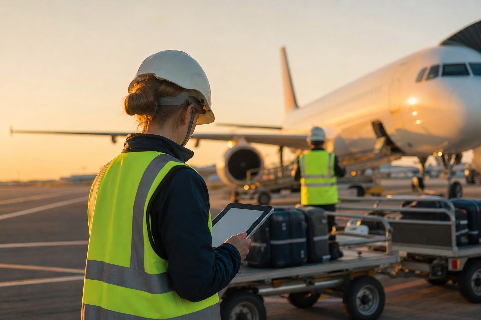 Salaire, horaires et conditions de travail d'une agente ou d'un agent d'escale