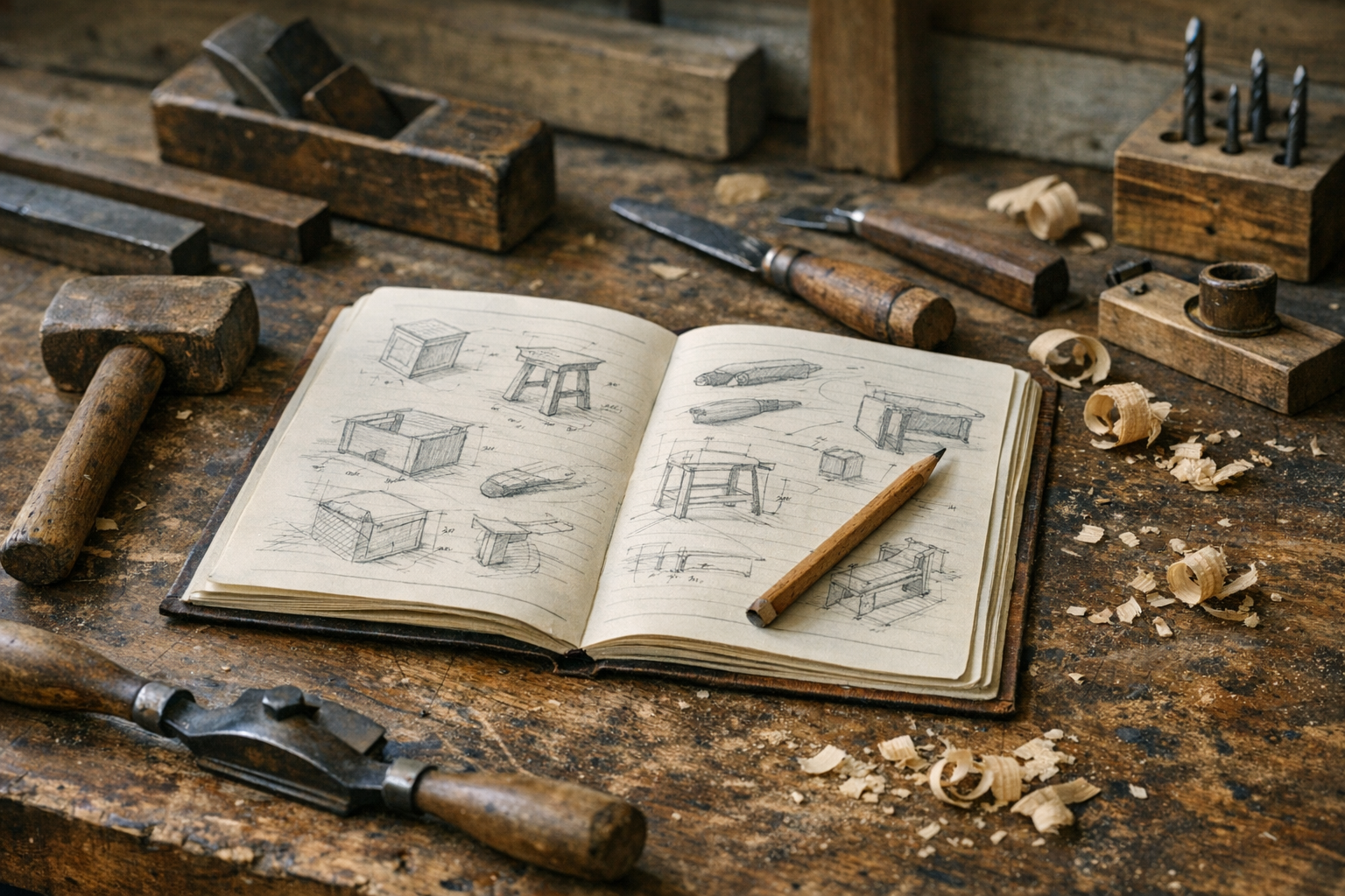 Le carnet d'atelier, mémoire vive du compagnon