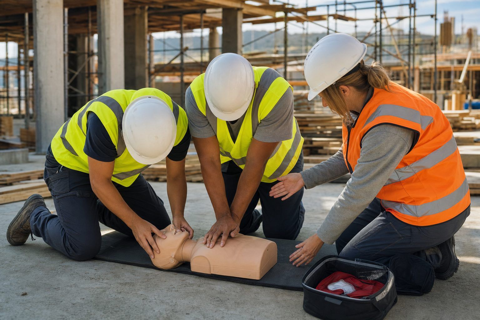 Se former aux gestes qui sauvent au travail et sur un chantier
