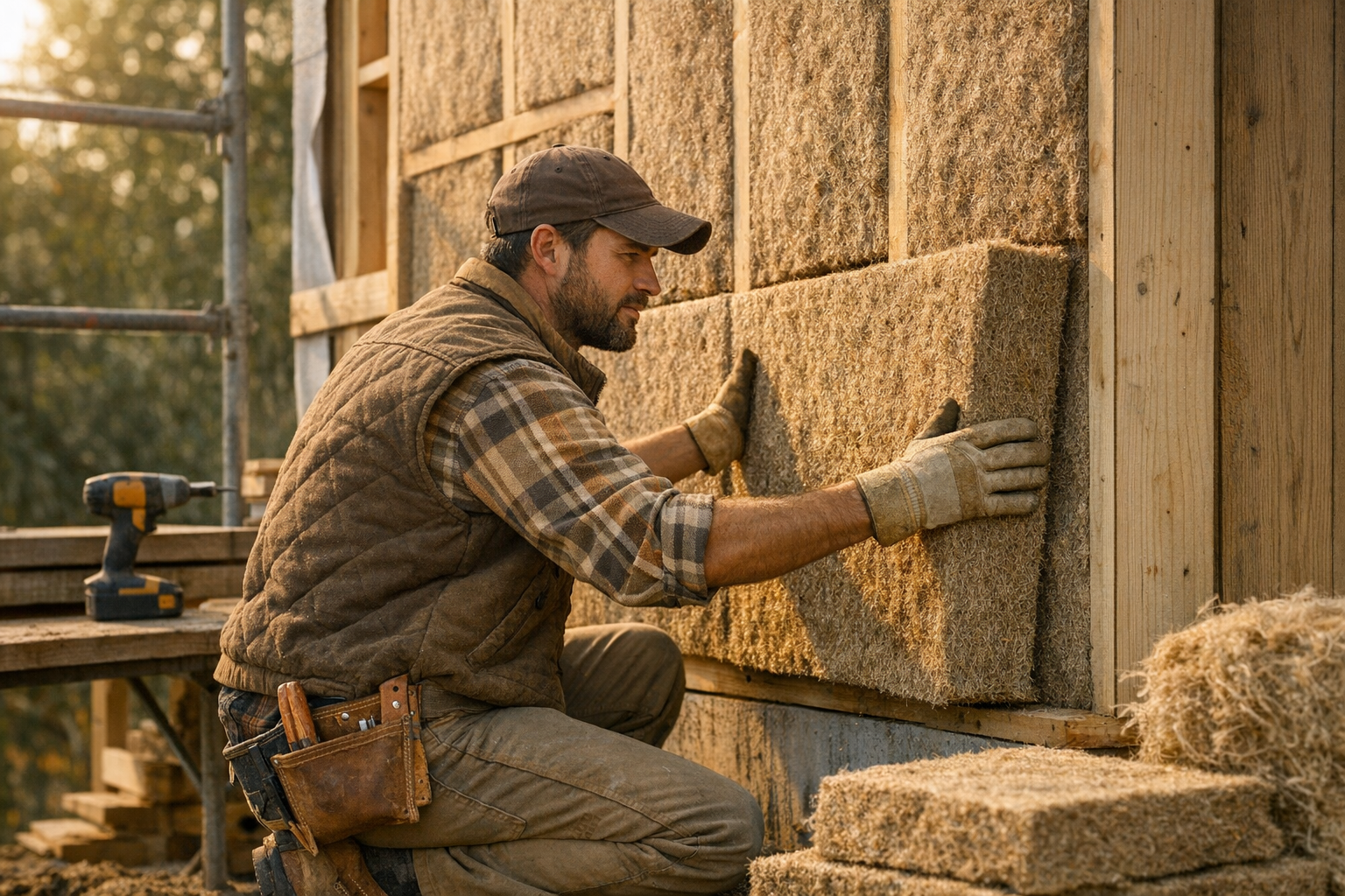 L'isolation thermique par l'extérieur (ITE) : méthodes artisanales et matériaux biosourcés
