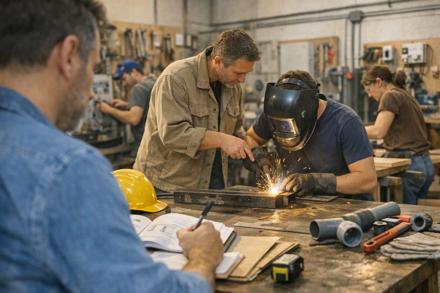 Les formations pour accéder aux métiers manuels sans repartir de zéro