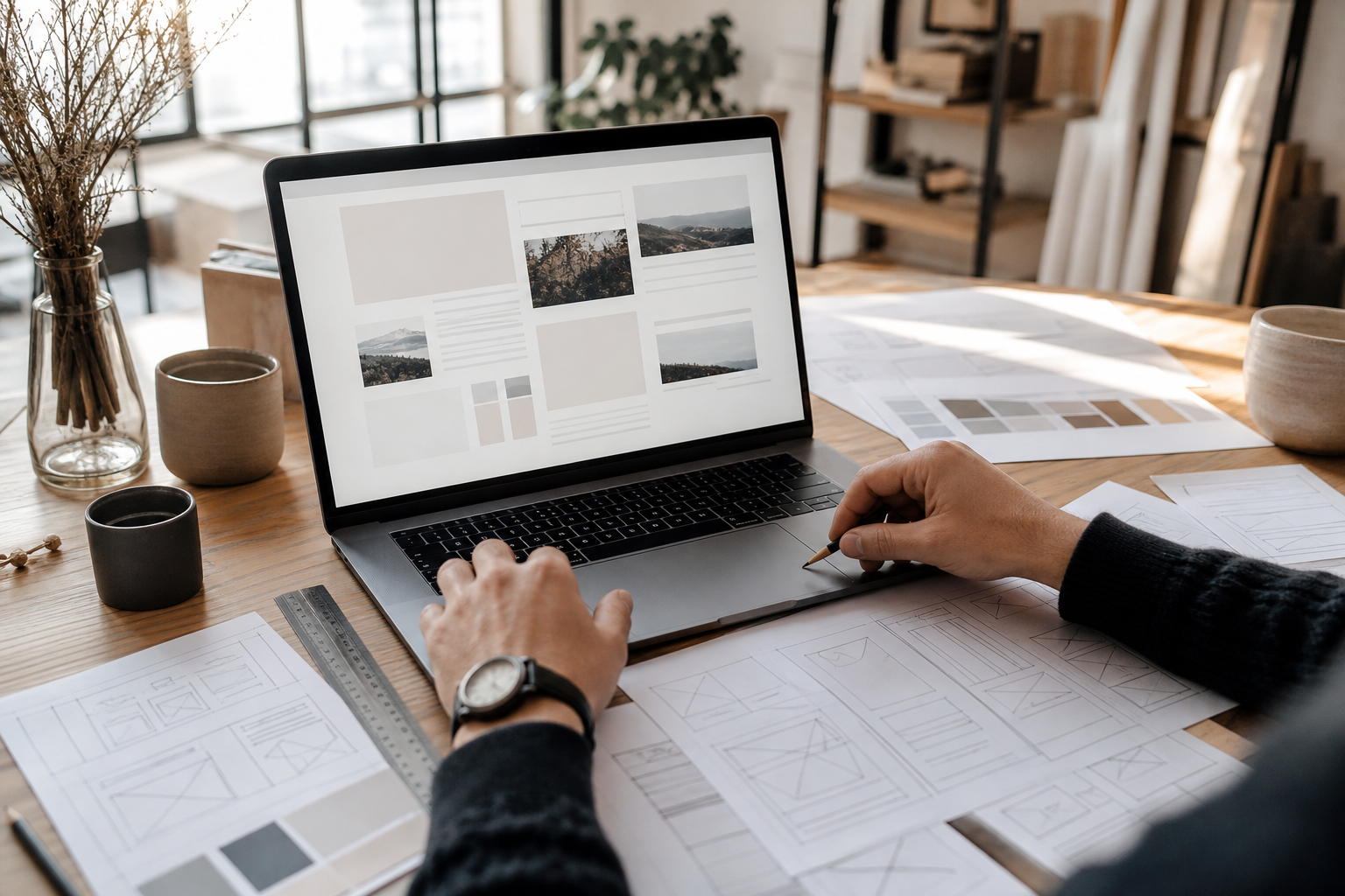 Le web designer conçoit des sites utiles, beaux et accessibles